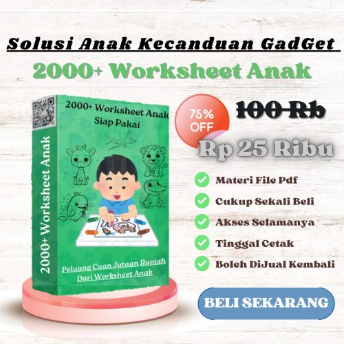 Produk Worksheet Anak